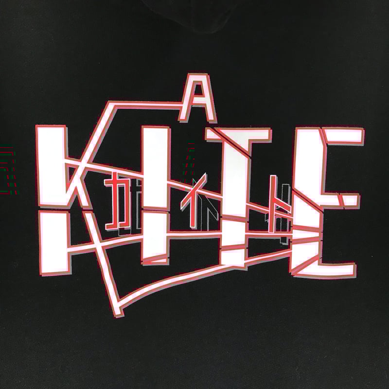 A KITE × KUDAN】ラップ プルオーバーパーカー -BLACK- | messa