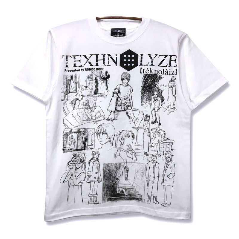 TEXHNOLYZE × 浜崎博嗣】The Beginning Tシャツ-WHITE- | TEXHNOLYZE × 浜崎博嗣】The Beginning Tシャツ-WHITE- |