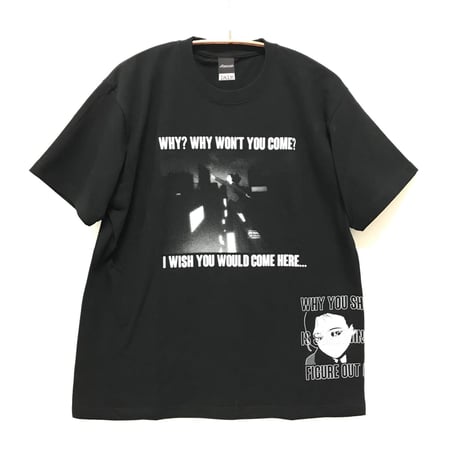 【serial experiments lain × messa store】 四方田千砂 Tシャツ-BLACK-