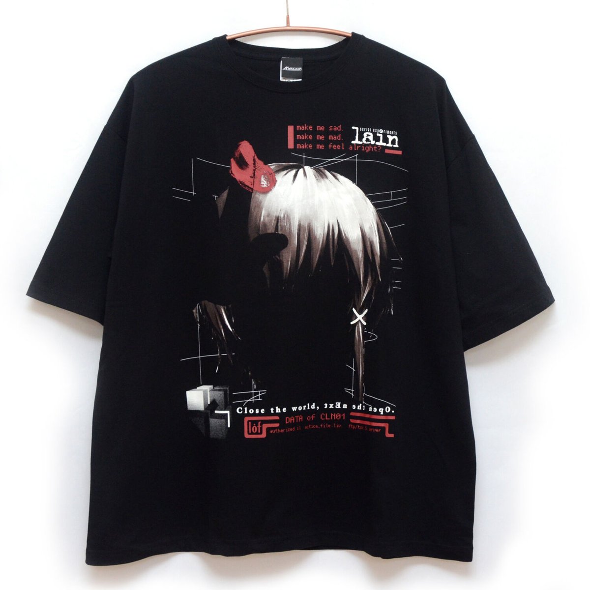 lain 25周年 POP UP STORE ビッグTシャツ Lsize