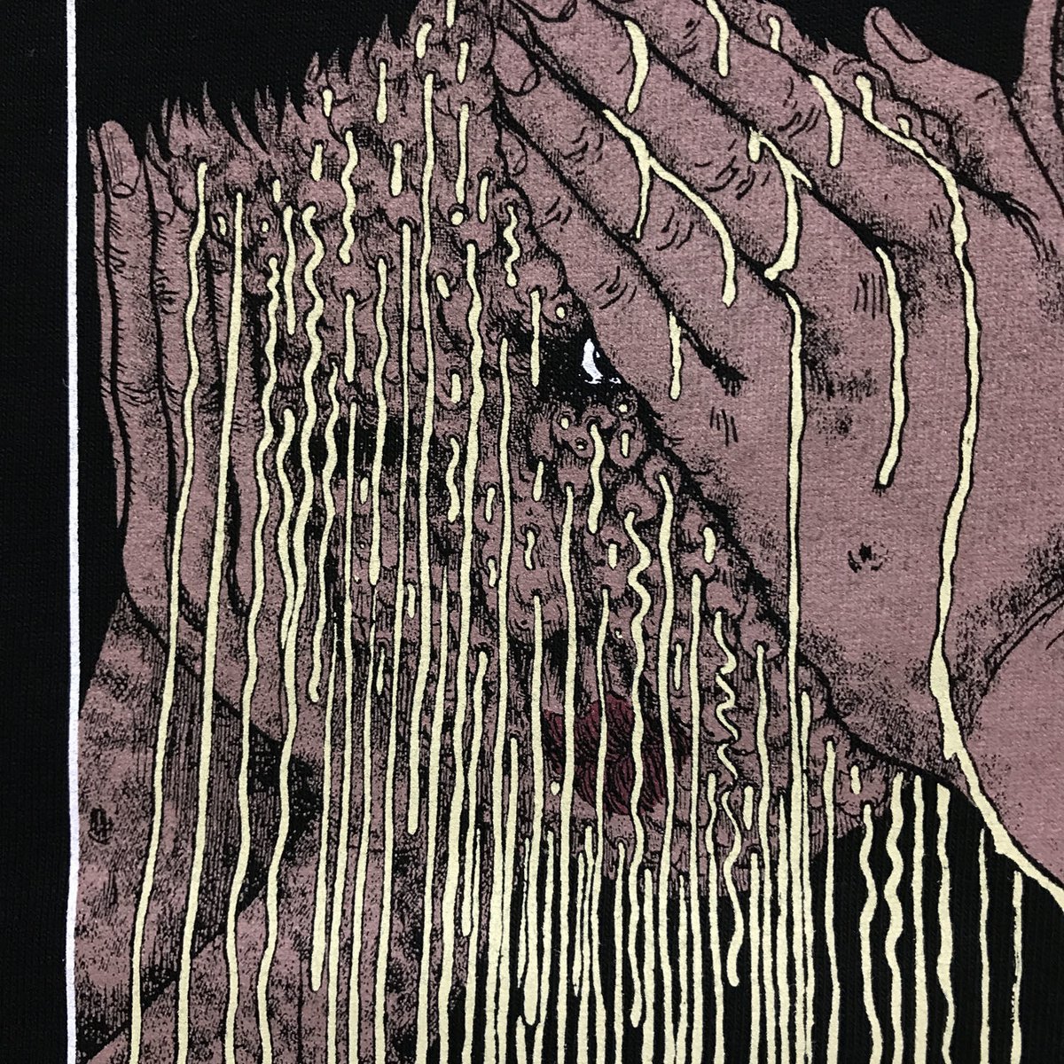 グリセリド活火山Tシャツ-BLACK- | messa store