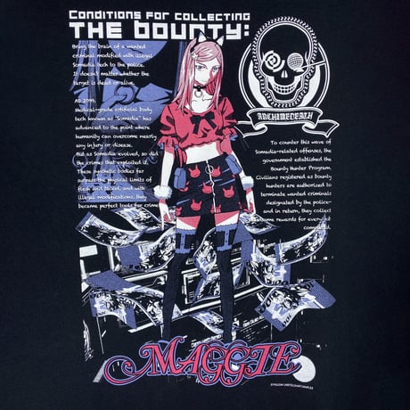 【ヴァージン・パンク × messa】マギー Tシャツ -BLACK-