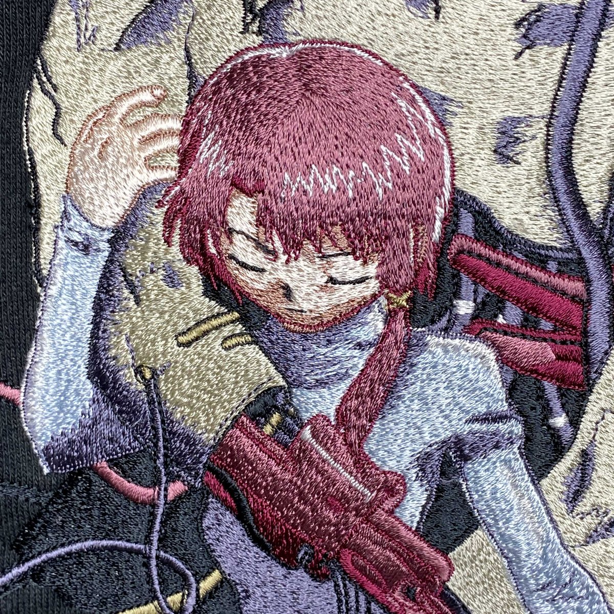 serial experiments lain × messa 】DC1051 刺繍ジップパ