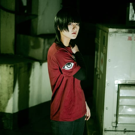 【TEXHNOLYZE × NUMBER 3】Behind The Mask Tシャツ-BURGUNDY-