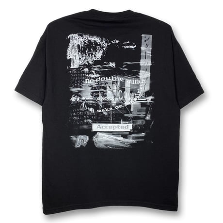 【serial experiments lain × messa】橘総研 新橋事務所 Tシャツ -BLACK-
