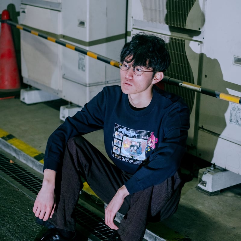 serial experiments lain × KUDAN】プリントメモリーズスウェット