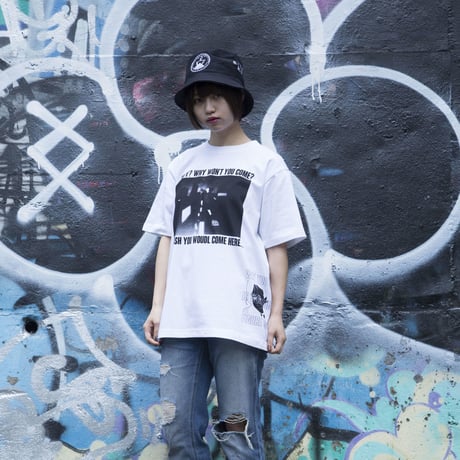 【serial experiments lain × messa store】 四方田千砂 Tシャツ-WHITE-