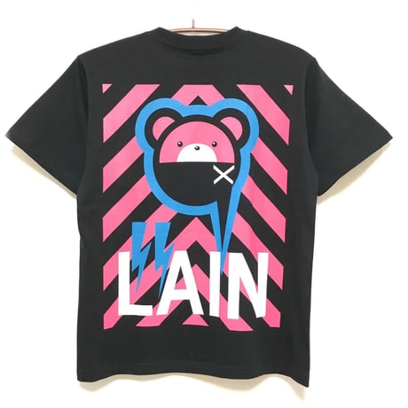 【serial experiments lain × NUMBER 3】Terratag Cyberia Tシャツ-BLACK-