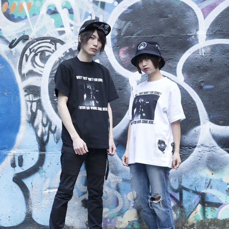 【serial experiments lain × messa store】 四方田千砂 Tシャツ-BLACK-