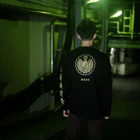 【TEXHNOLYZE × messa】救民連合ロングスリーブTシャツ-BLACK-