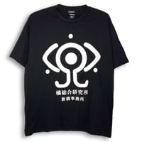 【serial experiments lain × messa】橘総研 新橋事務所 Tシャツ -BLACK-