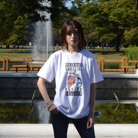 【パンツァードラグーン × messa store】飛翔Tシャツ-WHITE-