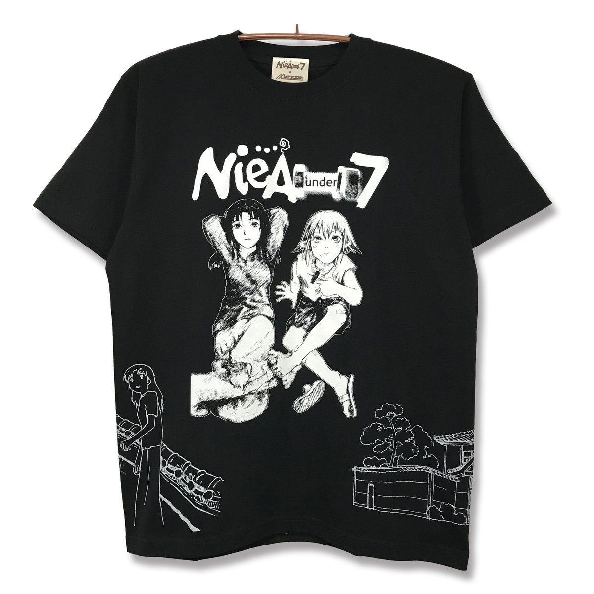 【NieA_7 × messa store】母船遠望Tシャツ-BLACK- | messa s