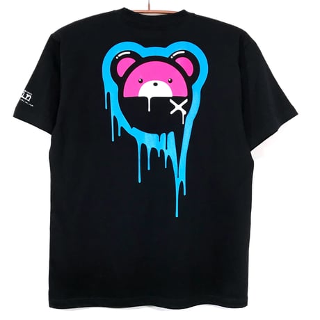 【serial experiments lain × NUMBER 3】GRAFF BEAR Tシャツ-BLACK-