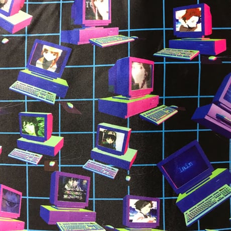【serial experiments lain × messa store】CRT PC monitorライトウェイトポリエステルパーカー