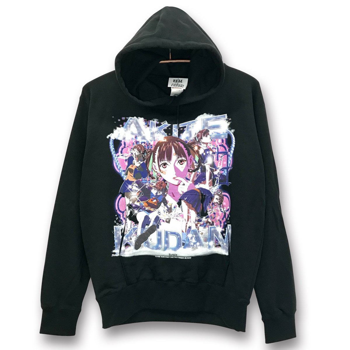A KITE × KUDAN】ラップ プルオーバーパーカー -BLACK- | messa