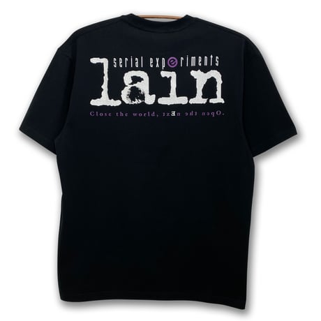 【serial experiments lain × messa】PS SU玲音Tシャツ -BLACK-