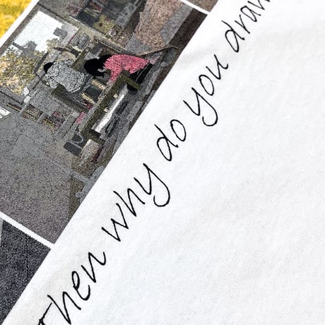 【ルックバック messa】Why do you draw? T シャツ -WHITE-