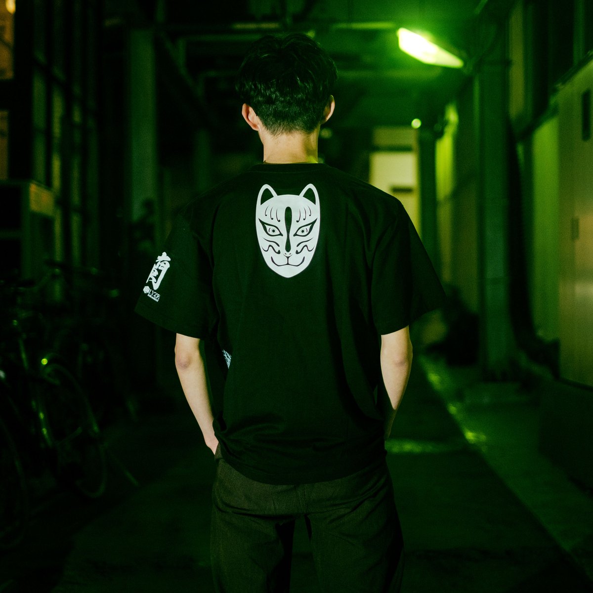 TEXHNOLYZE × messa store】蘭Tシャツ-BLACK- | messa TEXHNOLYZE × messa store】蘭Tシャツ-BLACK- | messa