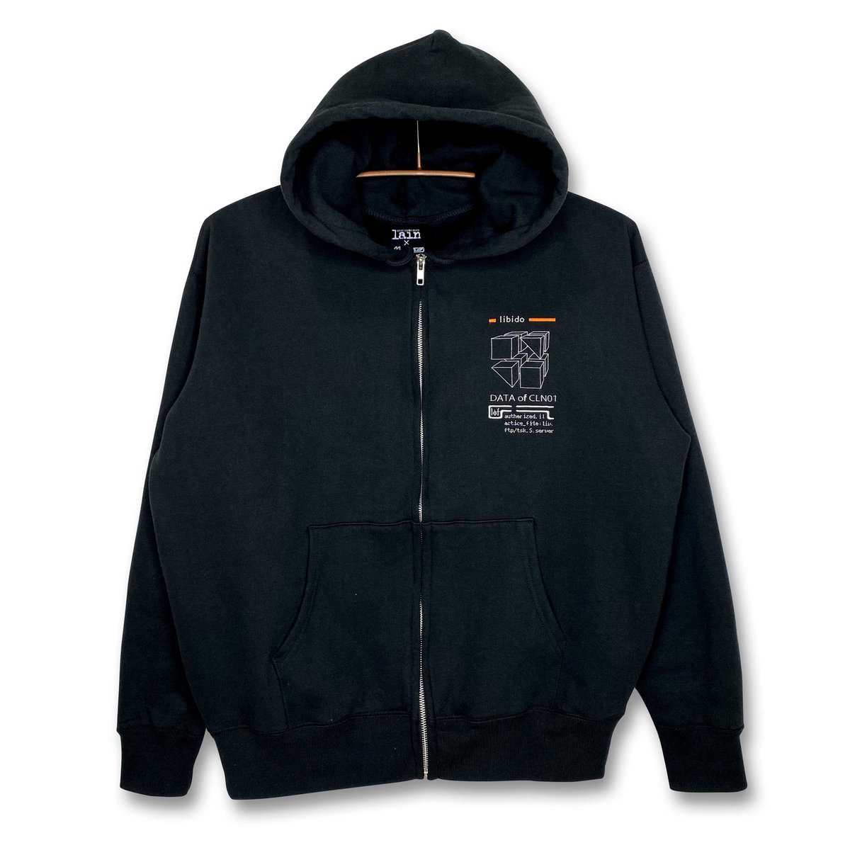 serial experiments lain × messa 】DC1051 刺繍ジップパ