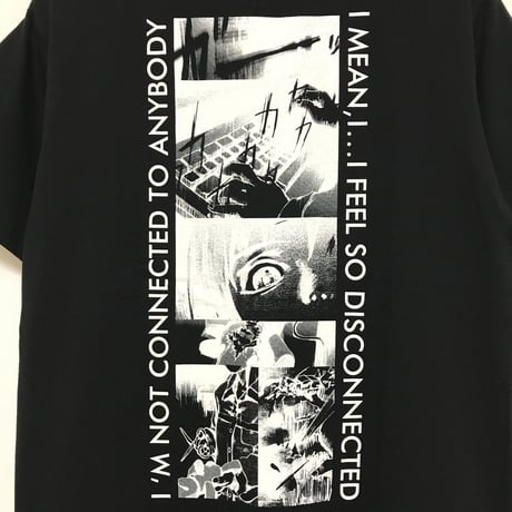 【serial experiments lain × messa store】ビケちゃんTシャツ-BLACK-