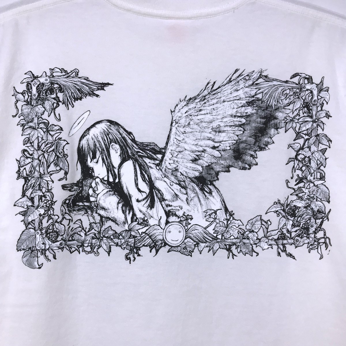 灰羽連盟 × messa store】灰羽の少女たちロングスリーブTシャツ-WHITE 