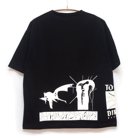 【AZEL -パンツァードラグーンRPG- × messa store】帝国軍アゼル  ビックシルエットTシャツ-BLACK-