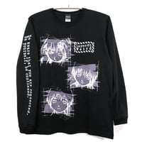 【serial experiments lain × messa store】WeirdロングスリーブTシャツ-BLACK-