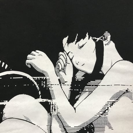 【serial experiments lain × NC帝國】CWON プルオーバーパーカー-BLACK-
