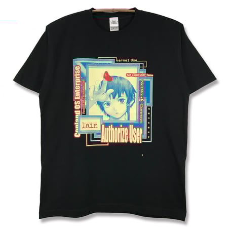 エヴァンゲリオン lain 岩倉玲音 海外 tシャツ 黒 オマージュ エヴァンゲリオン lain 岩倉玲音 海外 tシャツ 黒 綾波レイ