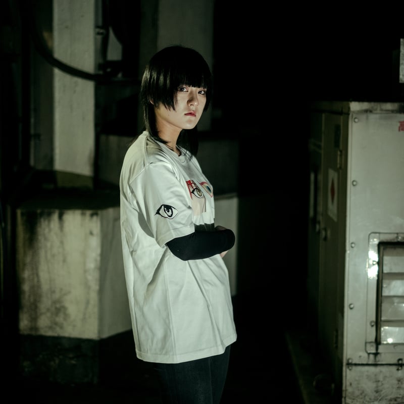 TEXHNOLYZE × NUMBER 3】Behind The Mask Tシャツ-WHI