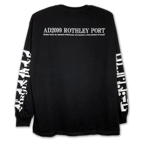 【ヴァージン・パンク × messa】Dead or Alive ロングスリーブTシャツ -BLACK-