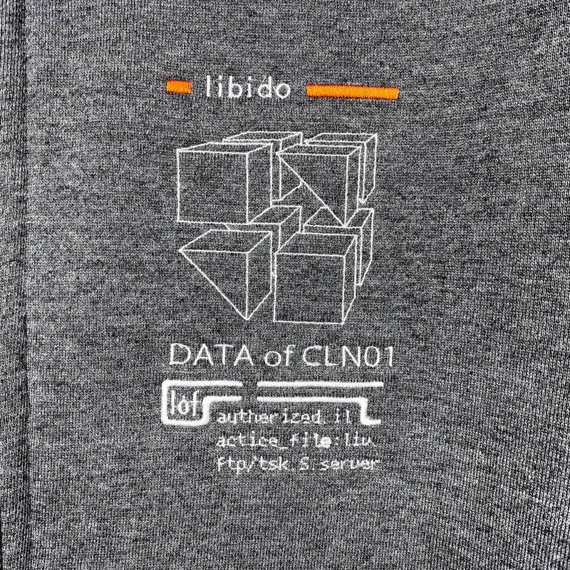 serial experiments lain × messa 】DC1051 刺繍ジップパ