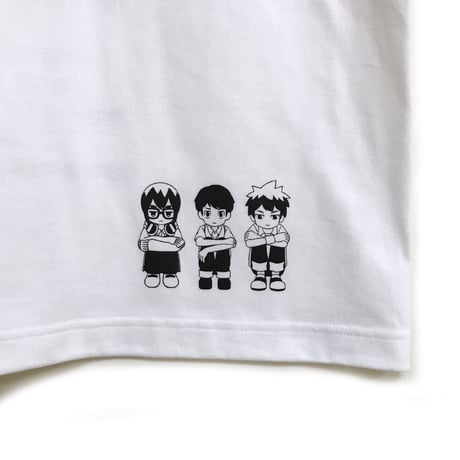 【せいぜいがんばれ！魔法少女くるみ × messa store】傍観者Tシャツ-WHITE-