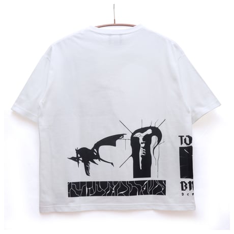 【AZEL -パンツァードラグーンRPG- × messa store】帝国軍アゼル  ビックシルエットTシャツ-WHITE-