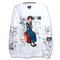 【serial experiments lain × messa】She Knows... ロングスリーブTシャツ -WHITE-
