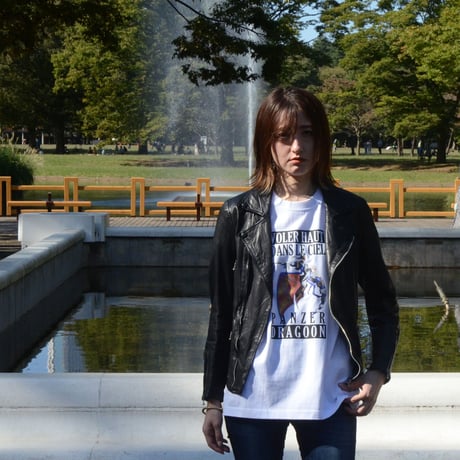 【パンツァードラグーン × messa store】飛翔Tシャツ-WHITE-