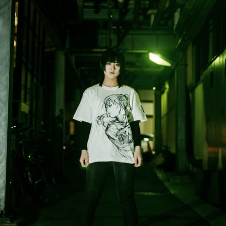 【TEXHNOLYZE × messa】蘭Tシャツ-WHITE-