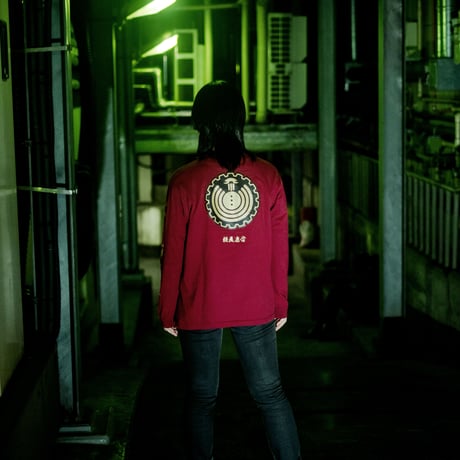 【TEXHNOLYZE × messa】救民連合ロングスリーブTシャツ-BURGUNDY-