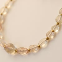 B-101 モンタナアゲート ファセットスライス半連A | EREN gemstones 