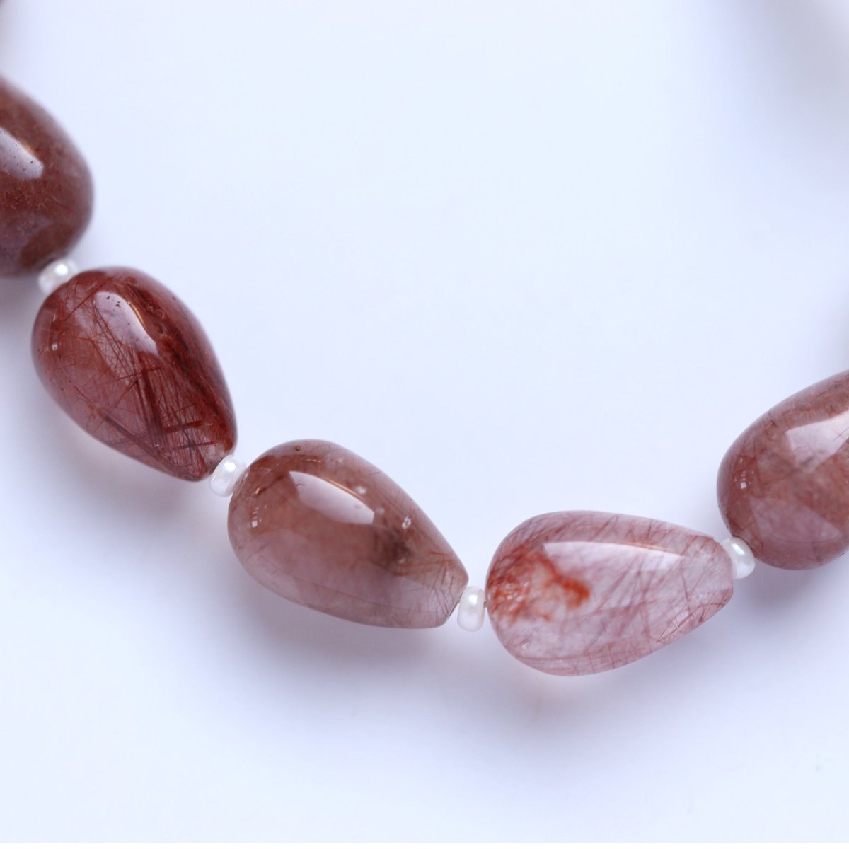 B-738 コッパールチルクォーツ スムースドロップ | EREN gemstones