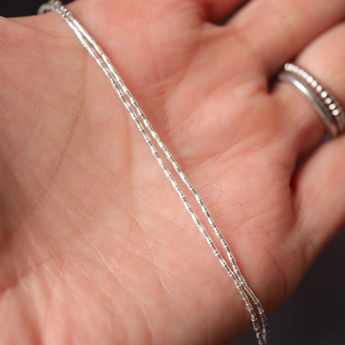 KB-002 カレンシルバー極小ビーズB | EREN gemstonesエレン