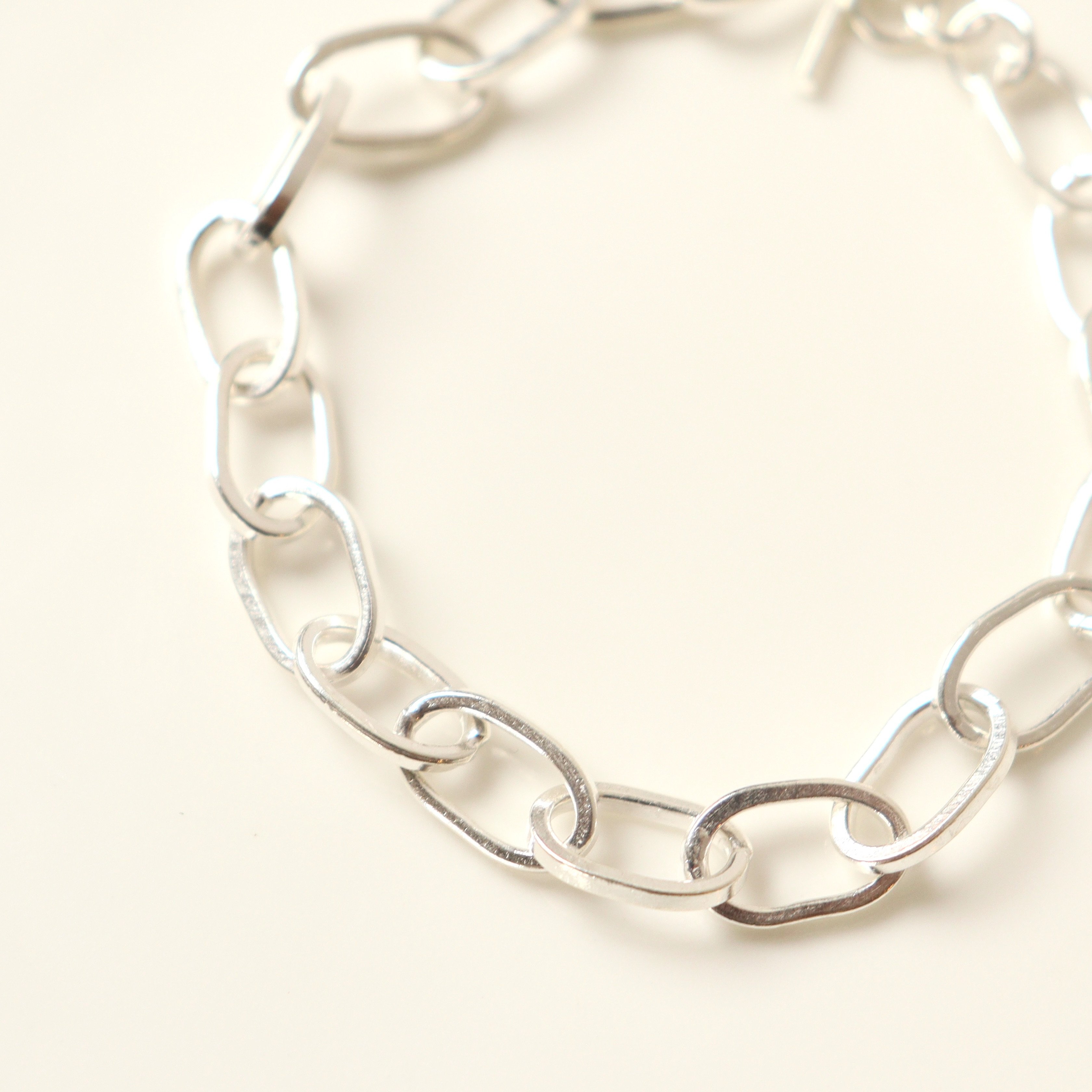 KA-058 カレンシルバー チェーンブレスレット | EREN gemstones
