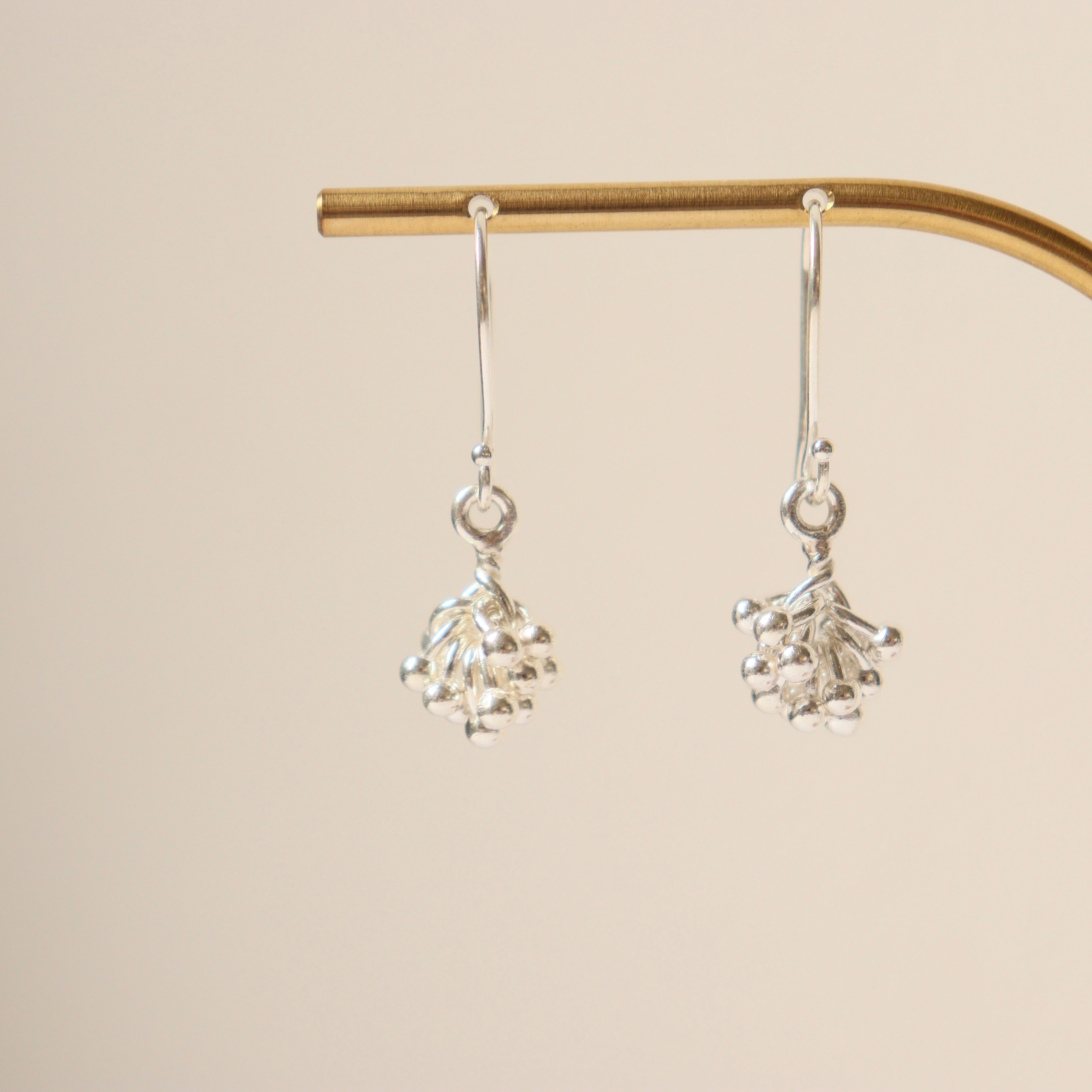 KA-060 カレンシルバー つぶつぶフックピアス | EREN gemstones