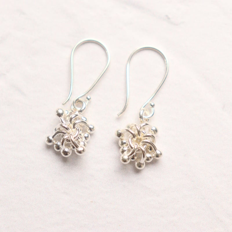 KA-060 カレンシルバー つぶつぶフックピアス | EREN gemstones