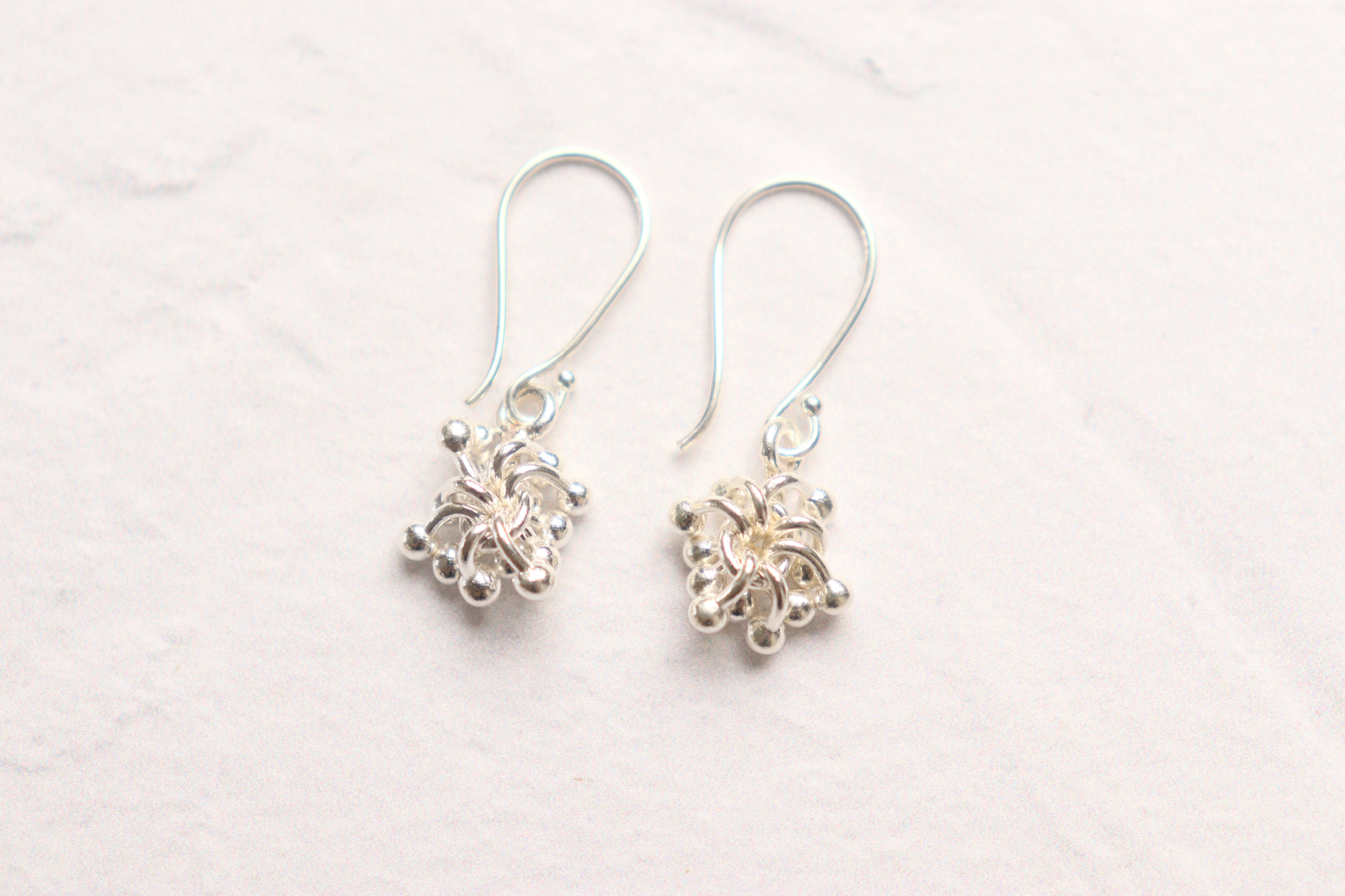 KA-060 カレンシルバー つぶつぶフックピアス | EREN gemstones