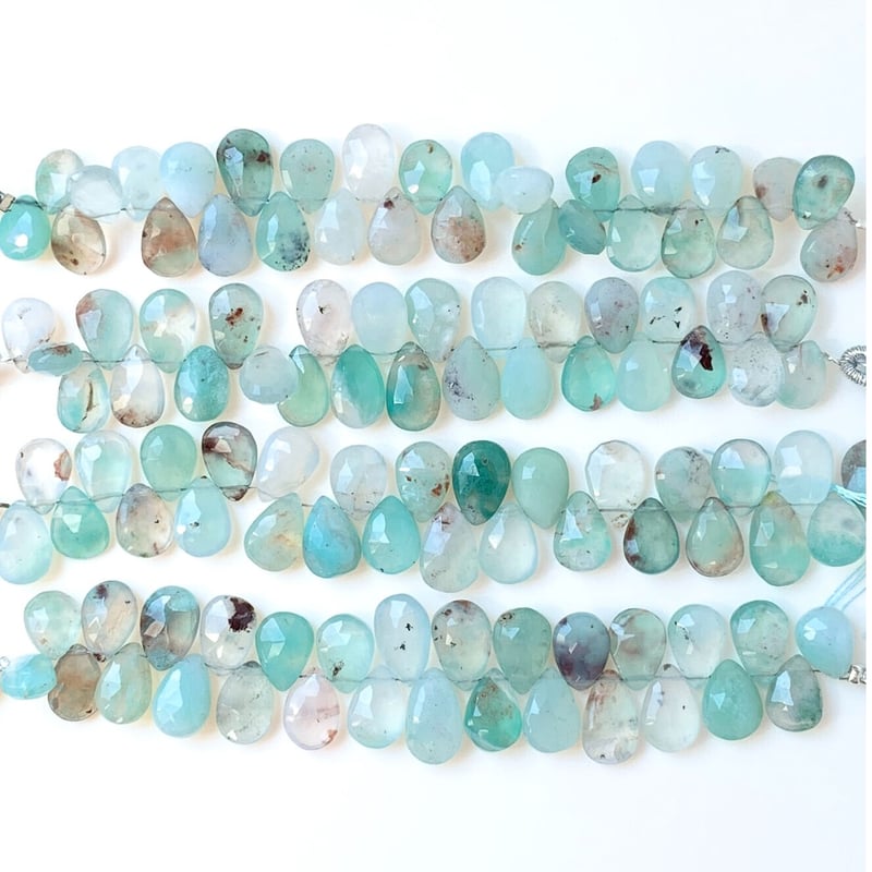 B-325 アクアプレーズ ファセットペアシェイプ | EREN gemstones 