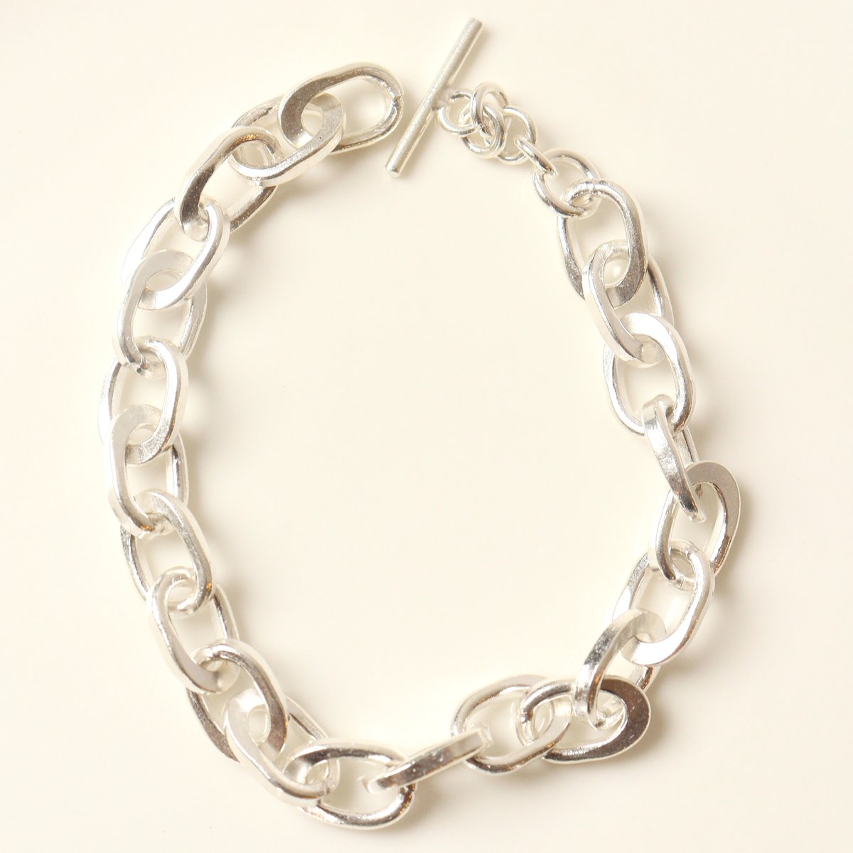 KA-057 カレンシルバー チェーンブレスレット | EREN gemstones 