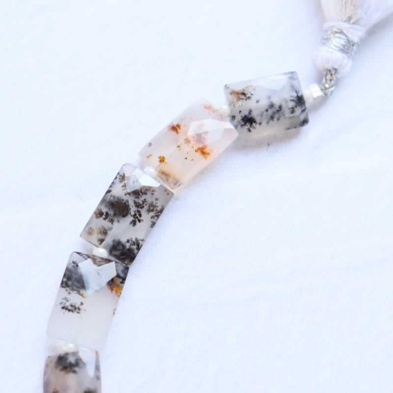 B-729 デンドリティックアゲート ファセットレクタングル | EREN