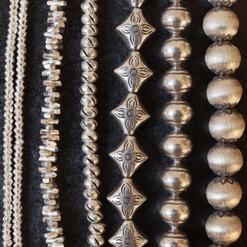 KB-043 カレンシルバー デザイン小ビーズ | EREN gemstonesエレン